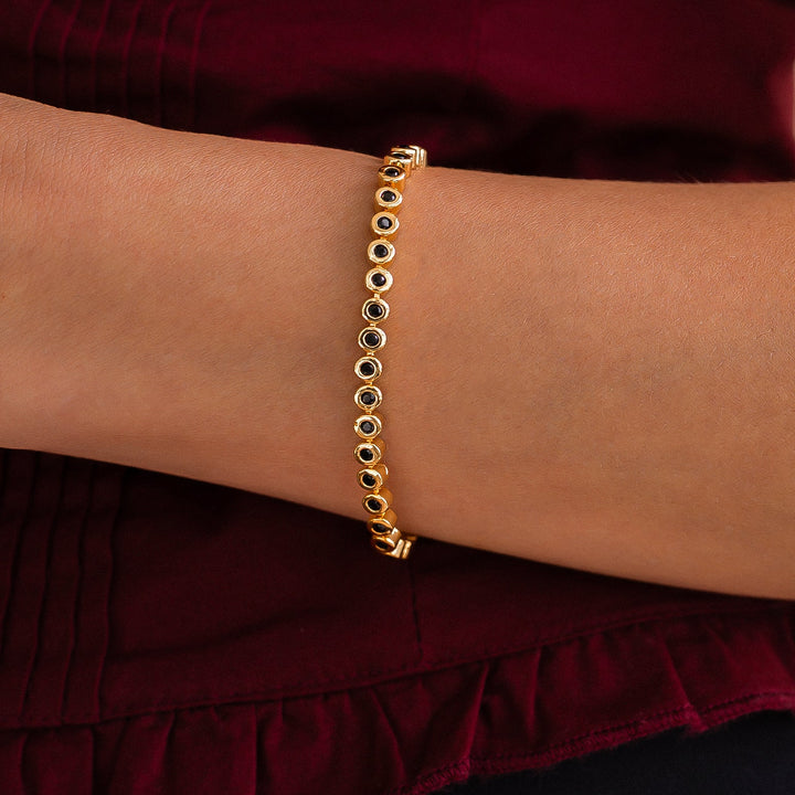 Black Gemstone Bracelet