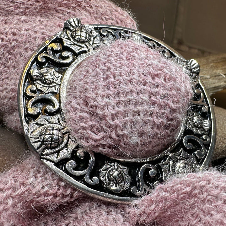 Scottish Thistle Scarf Ring