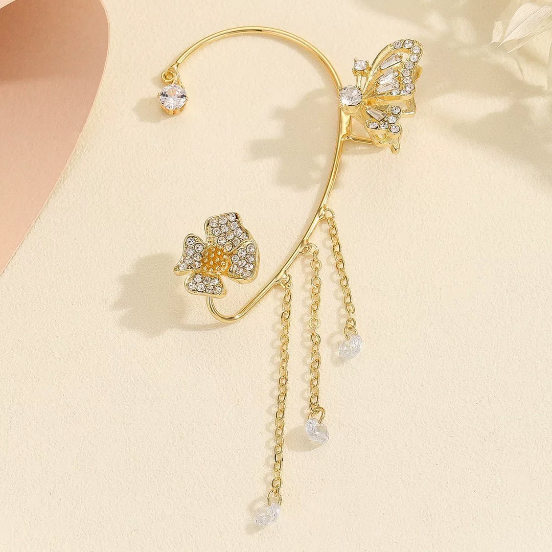 Elara Butterfly Ear Cuffs