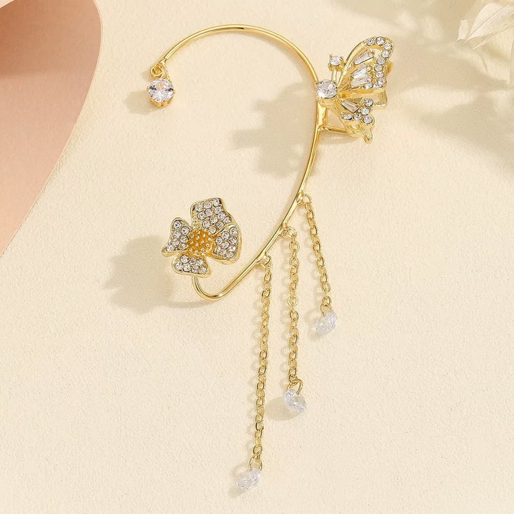 Elara Butterfly Ear Cuffs