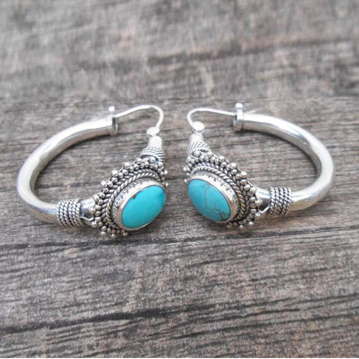 Chic | Retro Turquoise Earrings