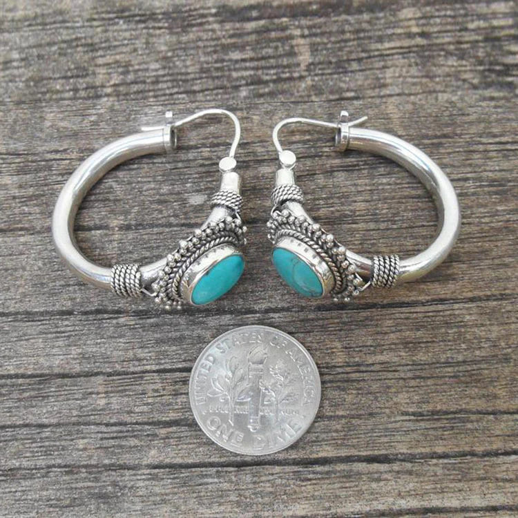 Chic | Retro Turquoise Earrings