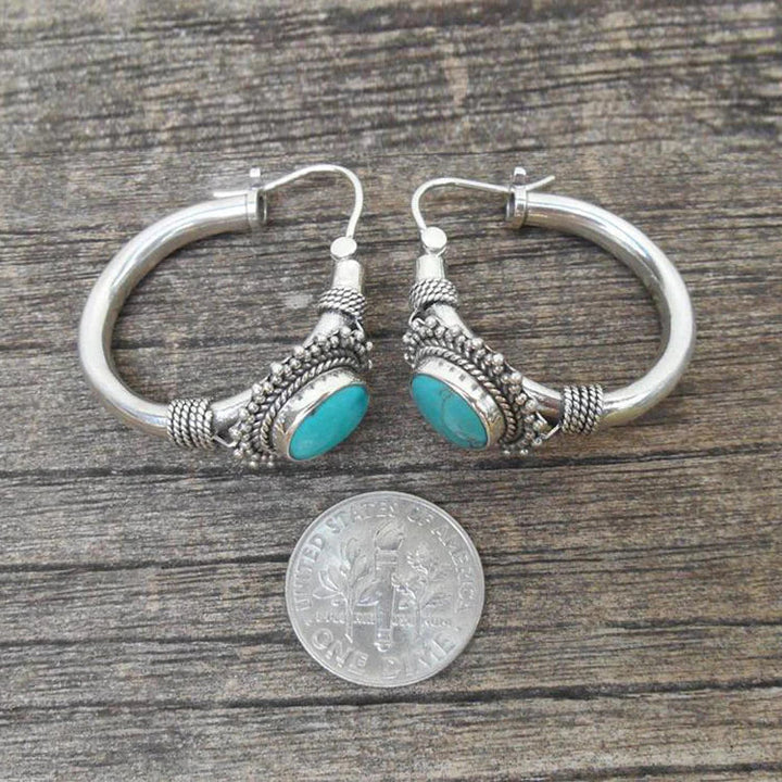 Chic | Retro Turquoise Earrings