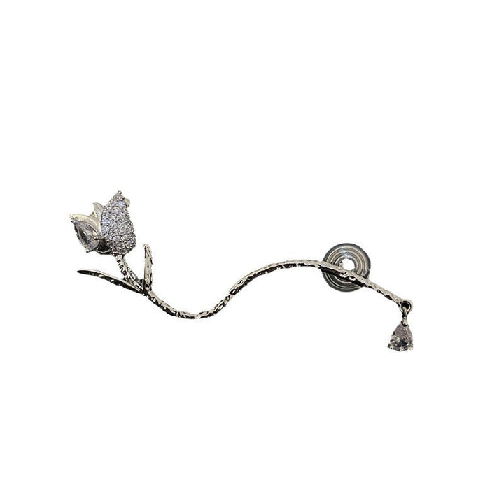 French Style Rose Ear Cuff