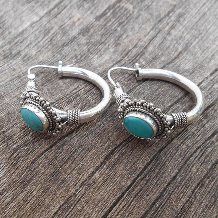Chic | Retro Turquoise Earrings