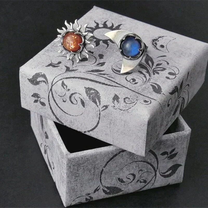 Earrings Sun and Moon