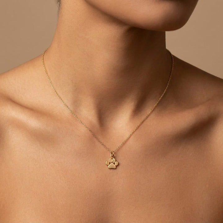 Silver Paw Necklace