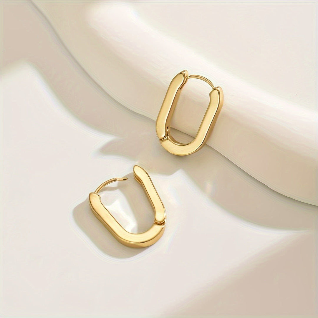Chic Geometric Hoop Earrings