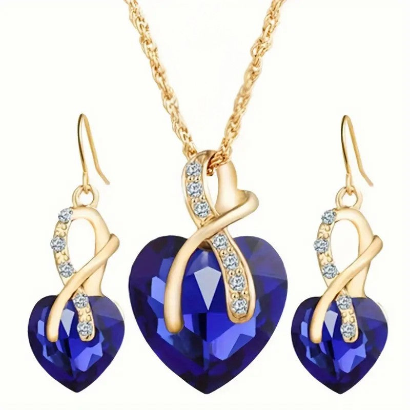 Birte | Jewelry Set | Sapphire