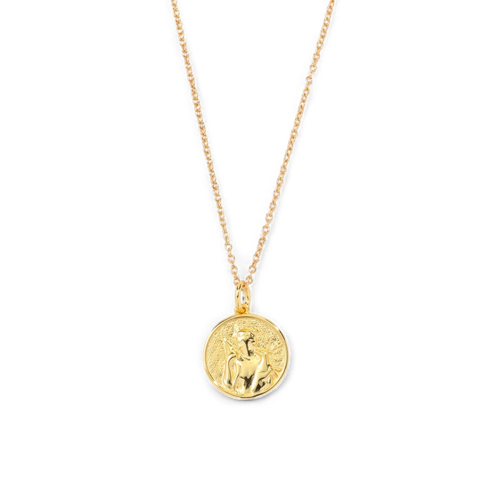 Greek Goddess Pendant Necklace