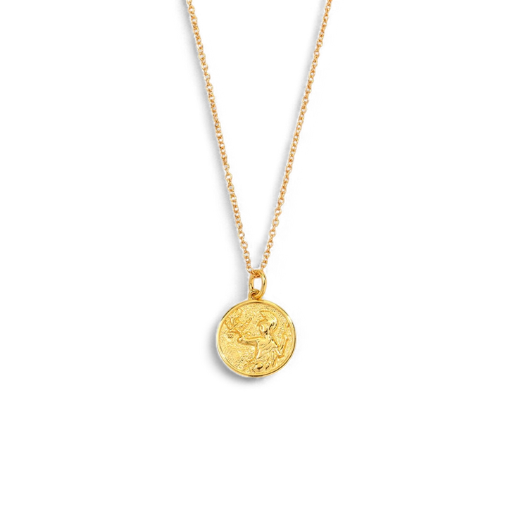 Greek Goddess Pendant Necklace