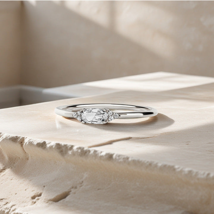 A Self-reminder You Are Still Enough-Diamond Thin Ring