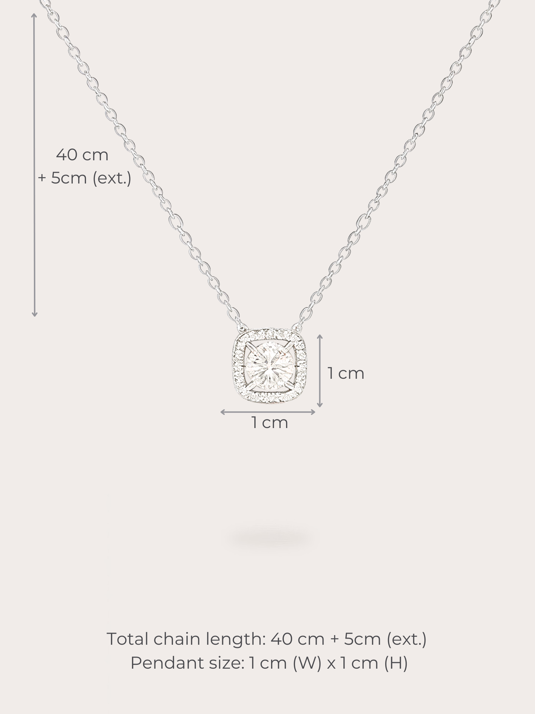 Mila Cushion Necklace