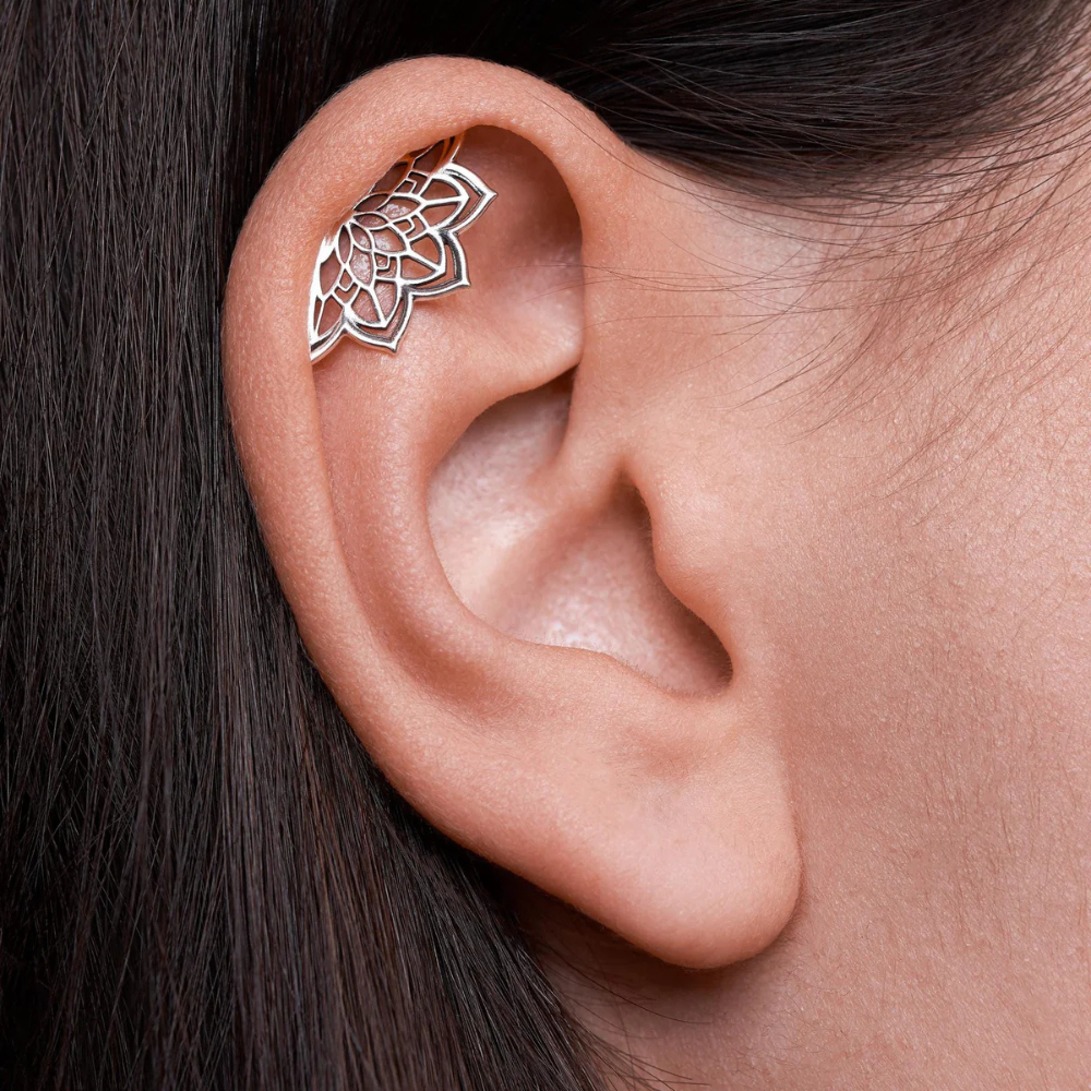 MANDALA HELIX EARRING