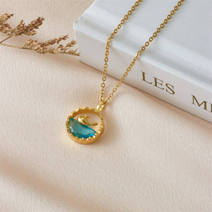 WAVE WHALE NECKLACE