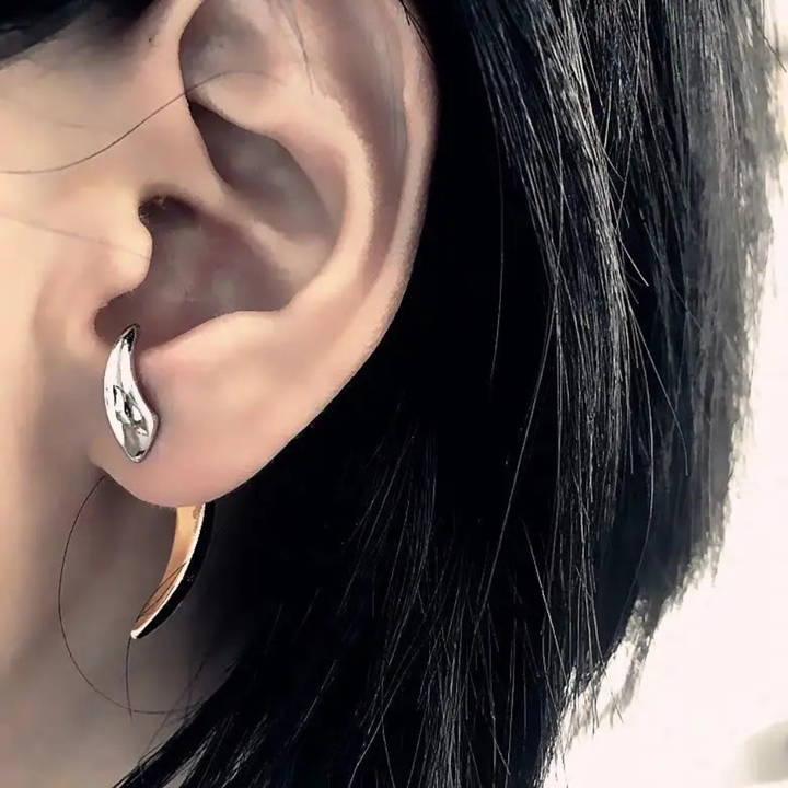HORN EARRINGS (PAIR)