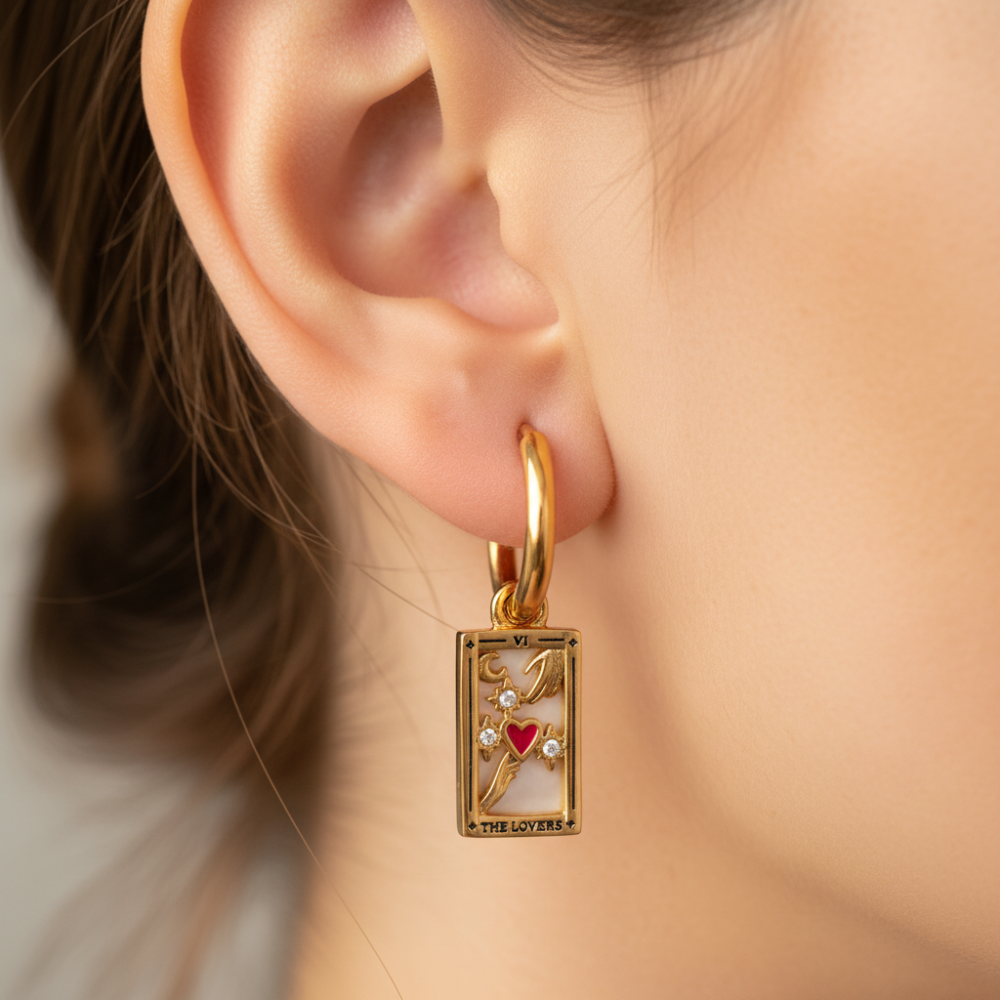 TAROT CARD EARRINGS (PAIR)