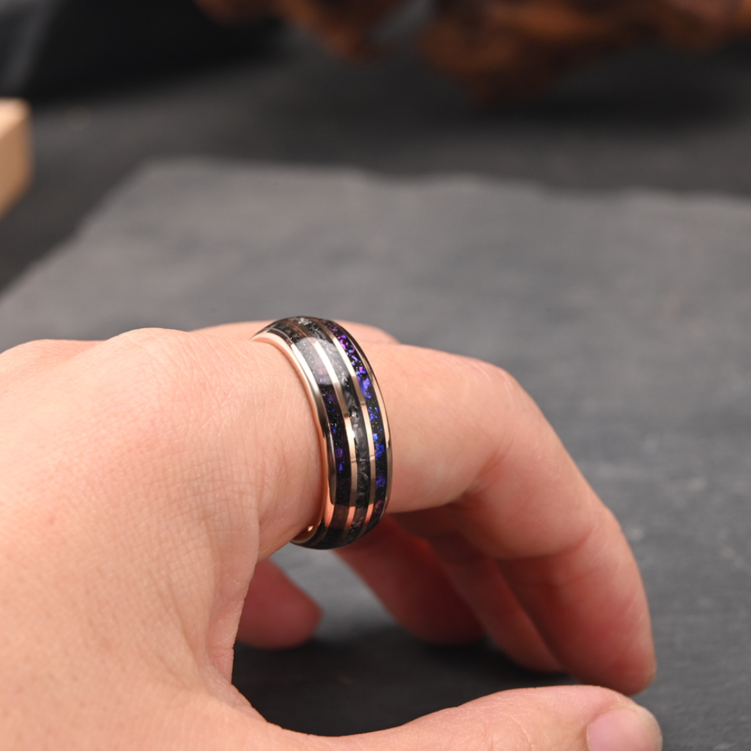 Vintage Dual Ridge Men's Band