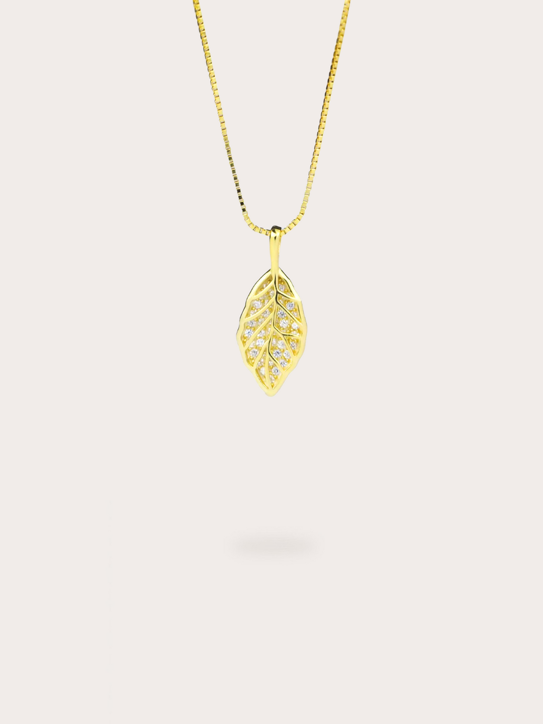 Elena Leaf Necklace