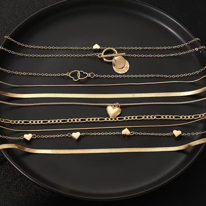 10pcs Luxury Necklace Set