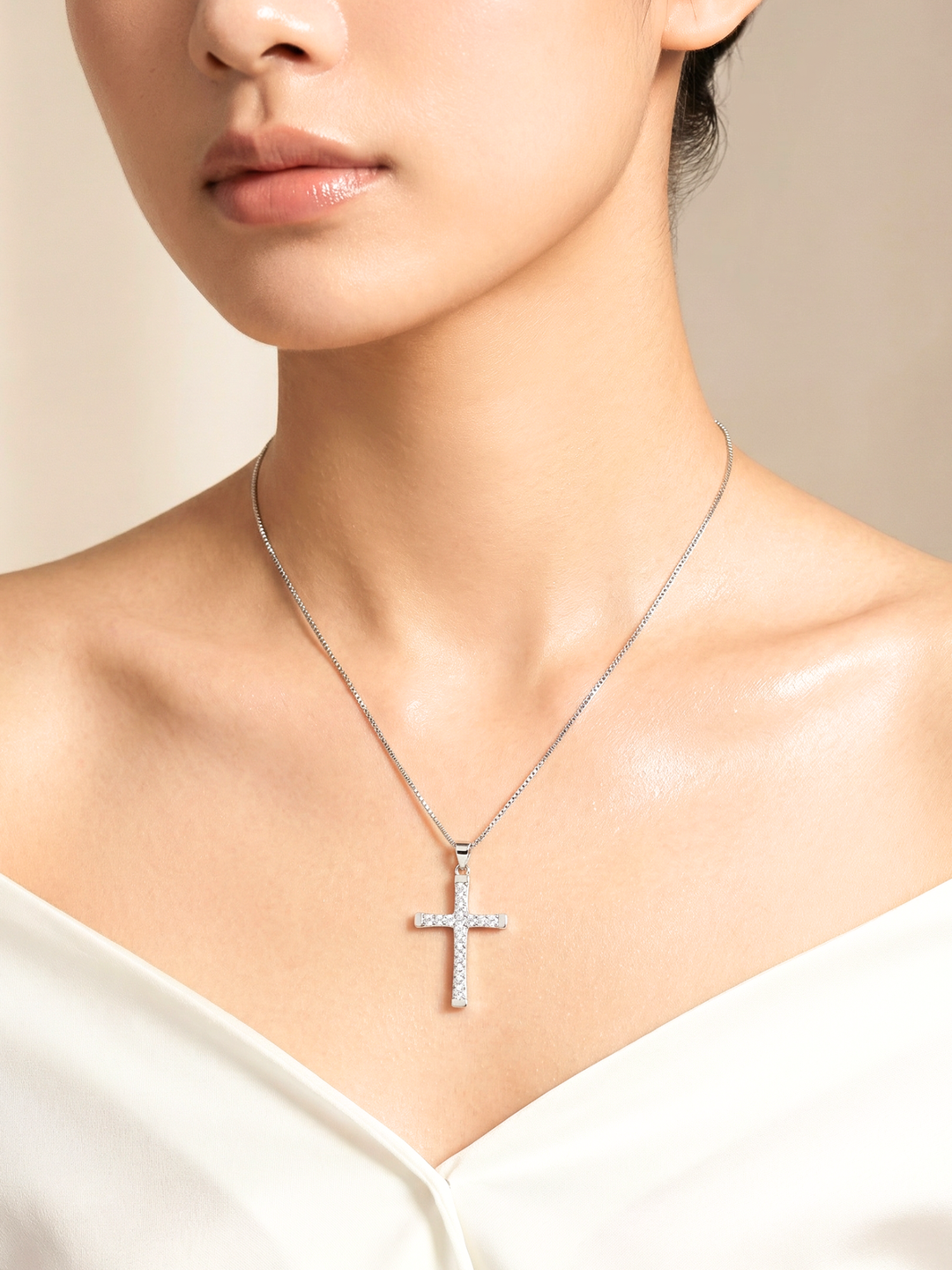 Leona Cross Necklace