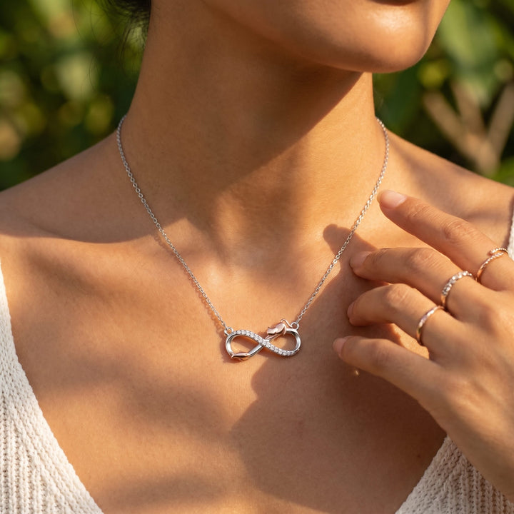 Purrfect Pair Cat Necklace