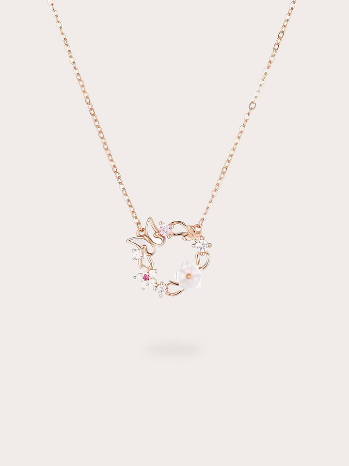 Julie Butterfly Garden Necklace