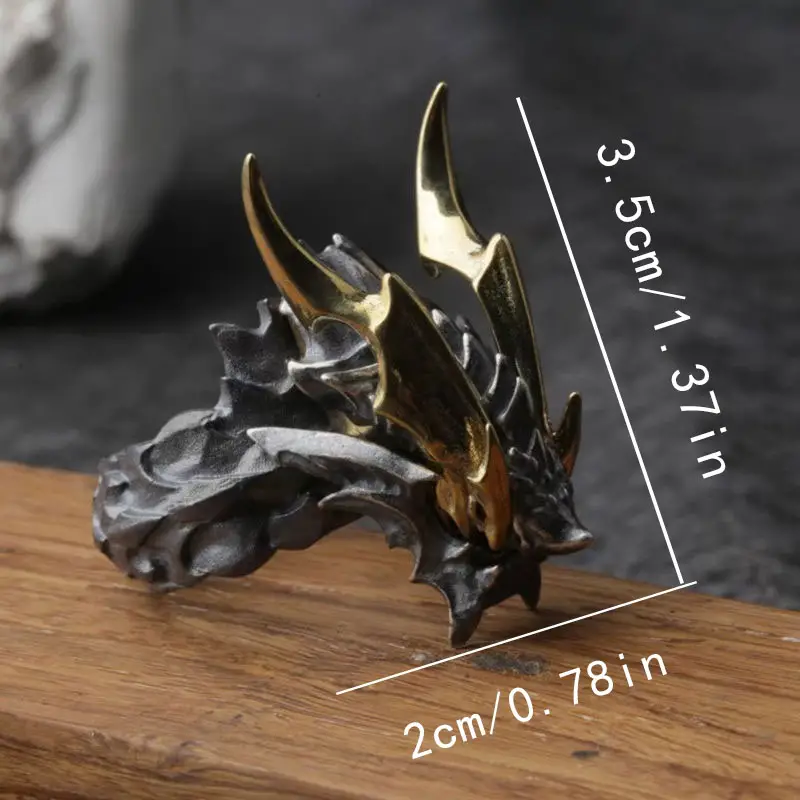 Retro Evil Dragon Adjustable Ring / Necklace