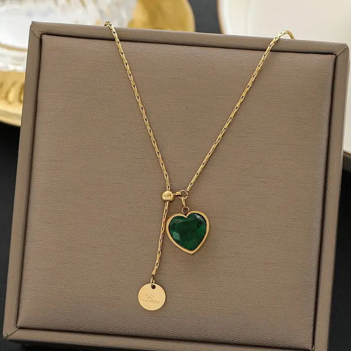 Alice | Necklace | Emerald