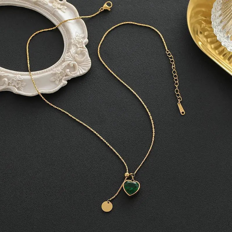 Alice | Necklace | Emerald