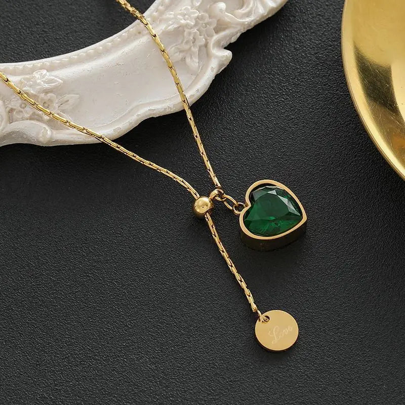 Alice | Necklace | Emerald