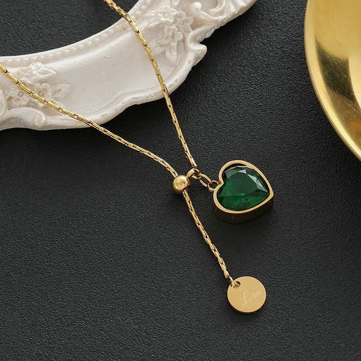 Alice | Necklace | Emerald