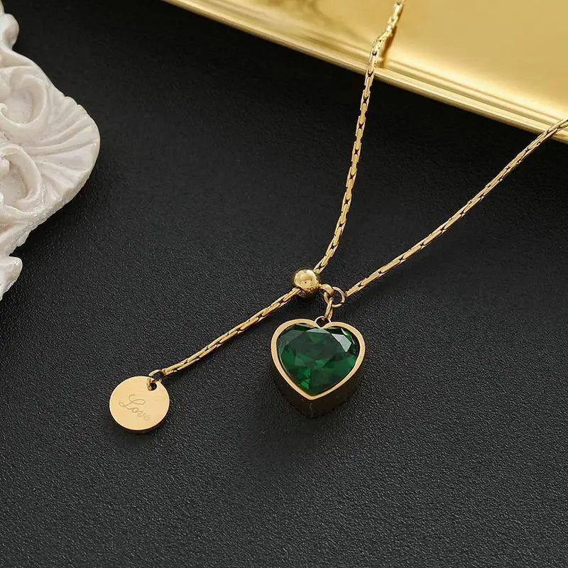 Alice | Necklace | Emerald