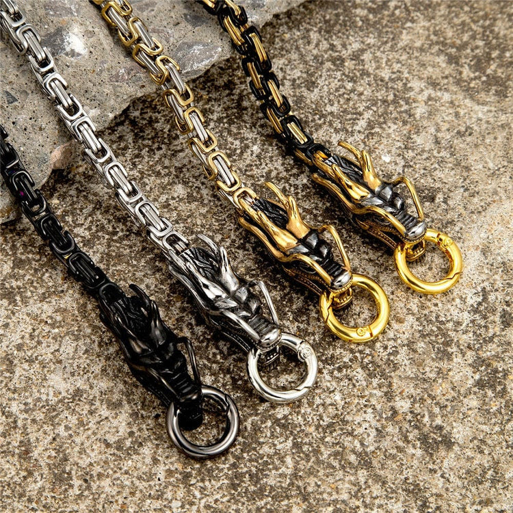 Norse Mythology Twin Headed Dragon Bracelet