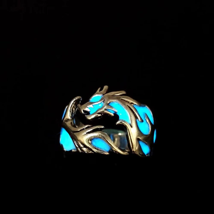 Luminous Glow In The Dark Dragon Ring