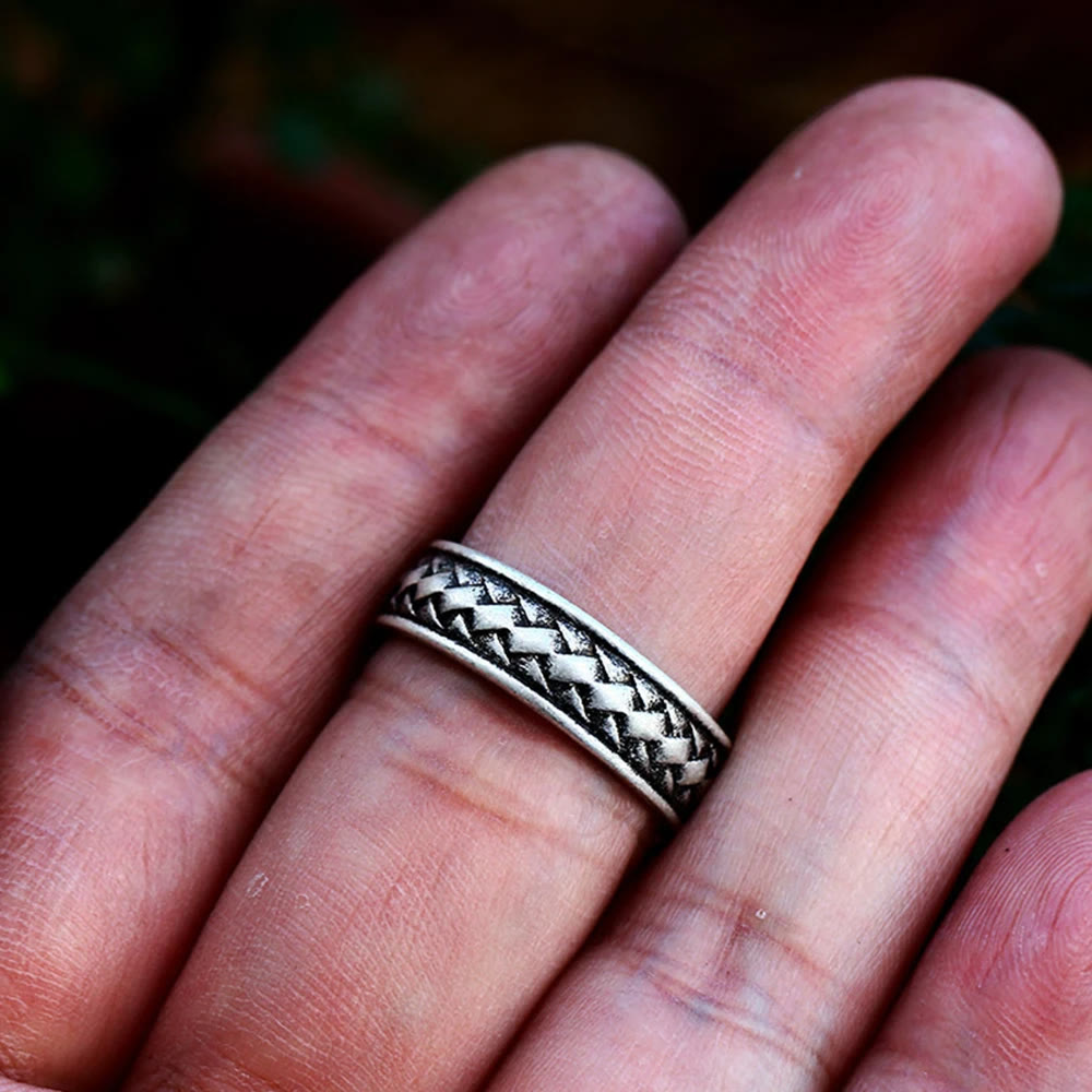 WorldNorse Viking Vintage Braid Ring