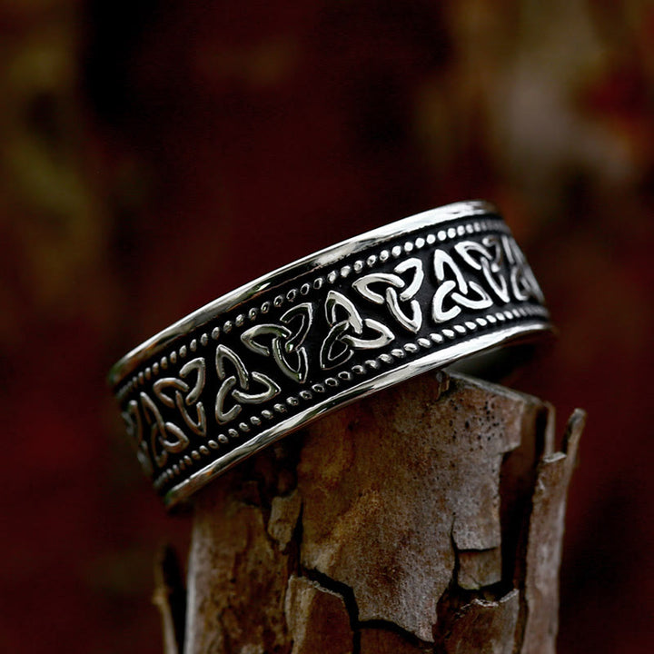 Nordic Triquetra Celtic Ring