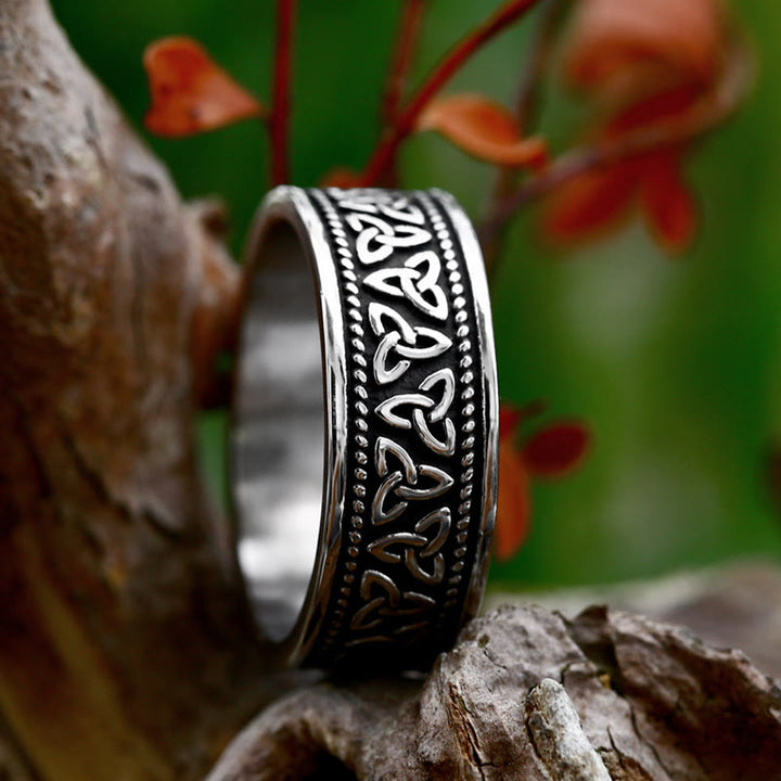 Nordic Triquetra Celtic Ring