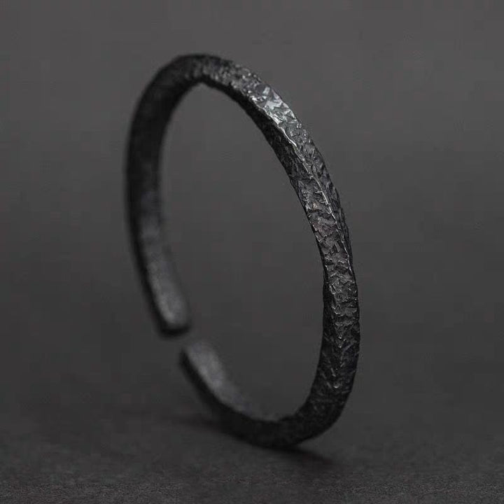 Flowing Fire Gold Inlay Adjustable Bracelet / Ring