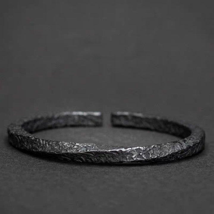 Flowing Fire Gold Inlay Adjustable Bracelet / Ring