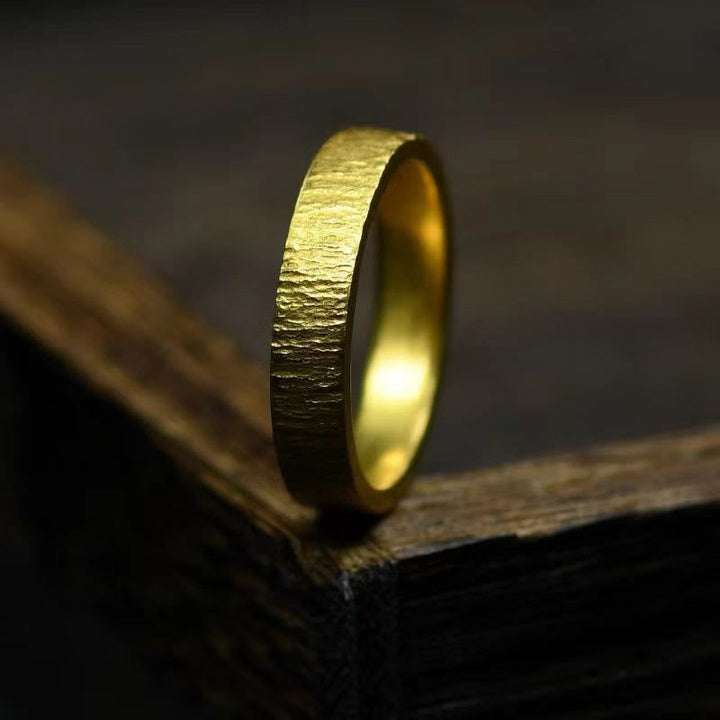 Vintage Bark Shape Ring