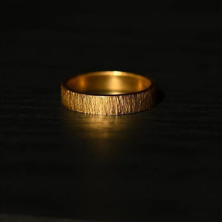 Vintage Bark Shape Ring