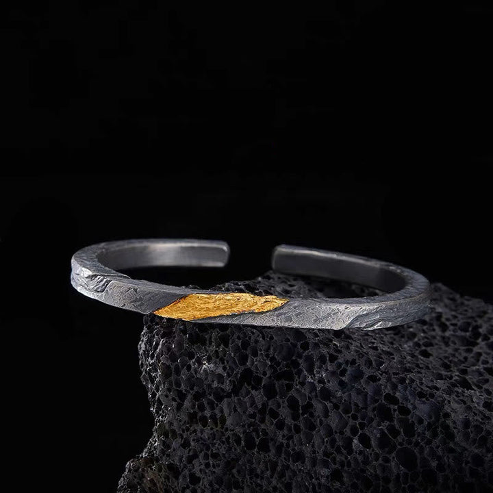 Flowing Fire Inlaid Adjustable Ring / Bracelet