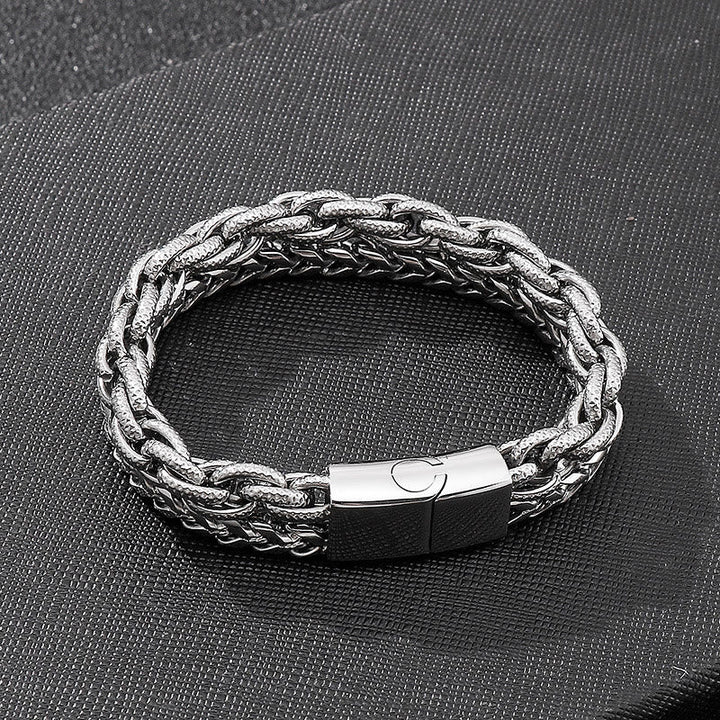 Heavy Chain Link Stainless Steel Bracelet