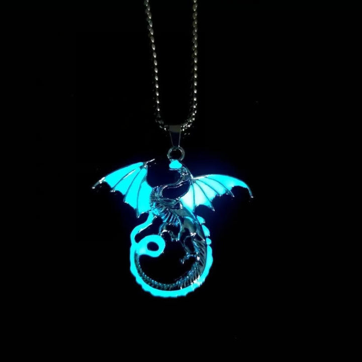 Luminous Flame Dragon Necklace