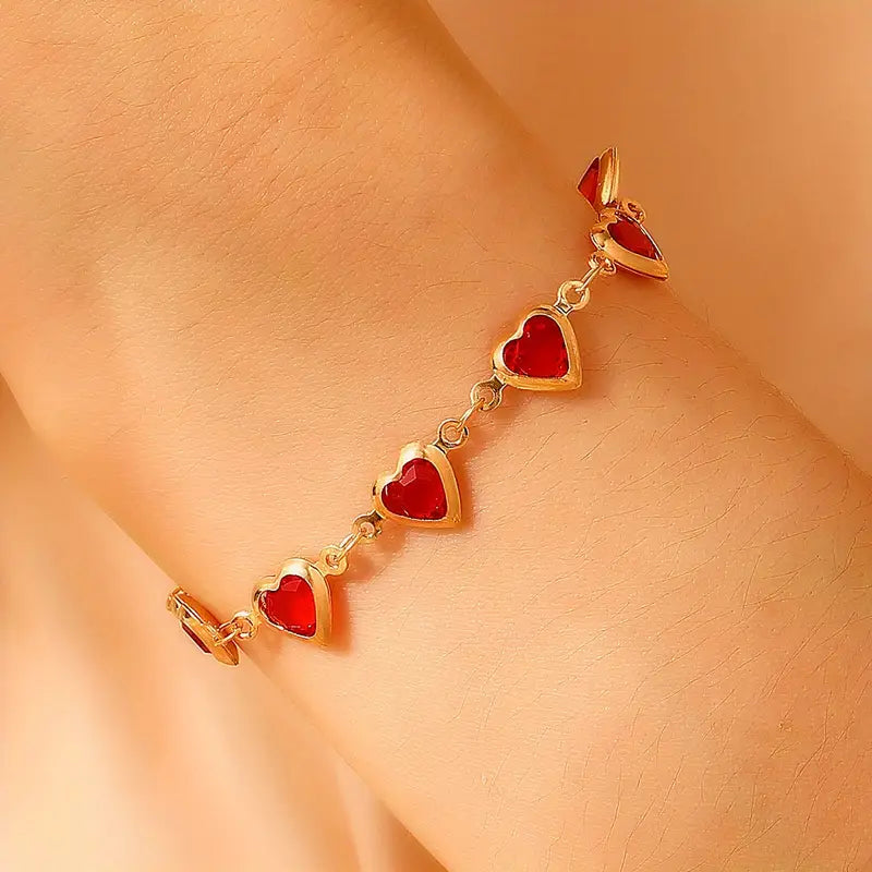 Beatrice | Bracelet | Ruby | Gold