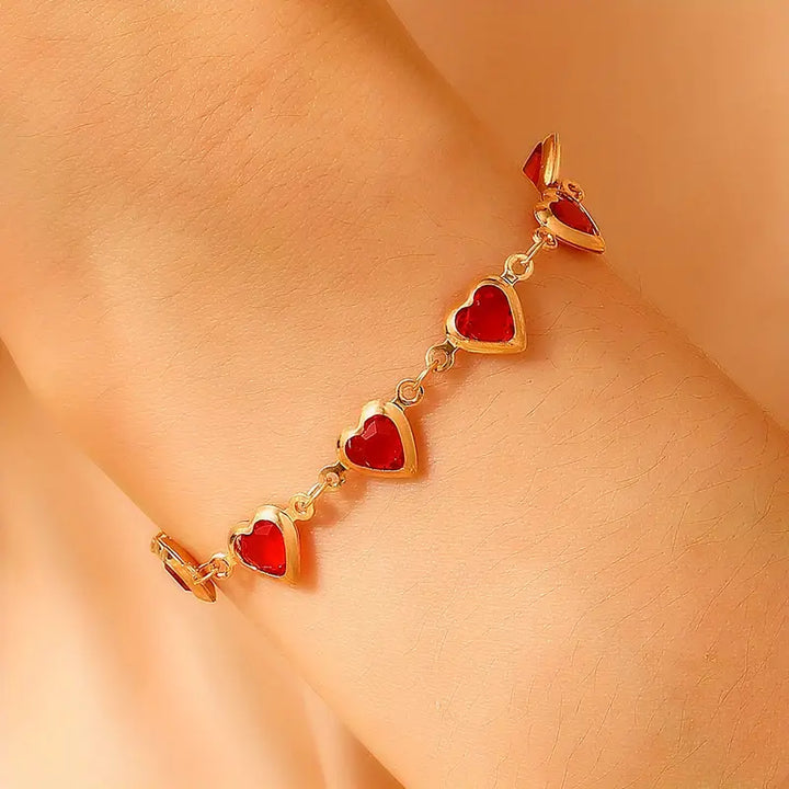 Beatrice | Bracelet | Ruby | Gold