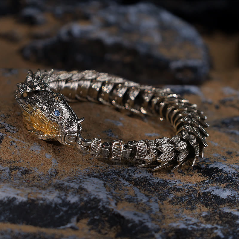 The World Serpent Bracelet | Handcrafted Viking Jewelry