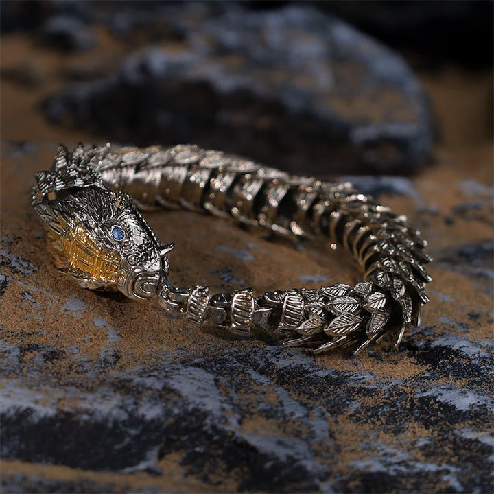 The World Serpent Bracelet | Handcrafted Viking Jewelry