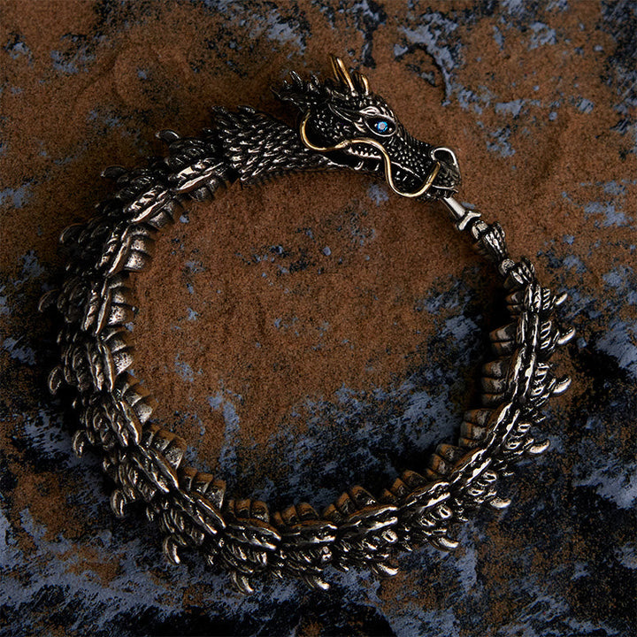 The World Serpent Bracelet | Handcrafted Viking Jewelry